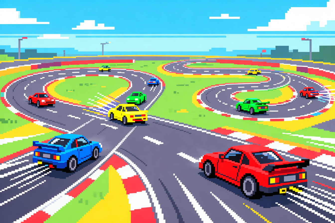 Pixel Racer GT Game