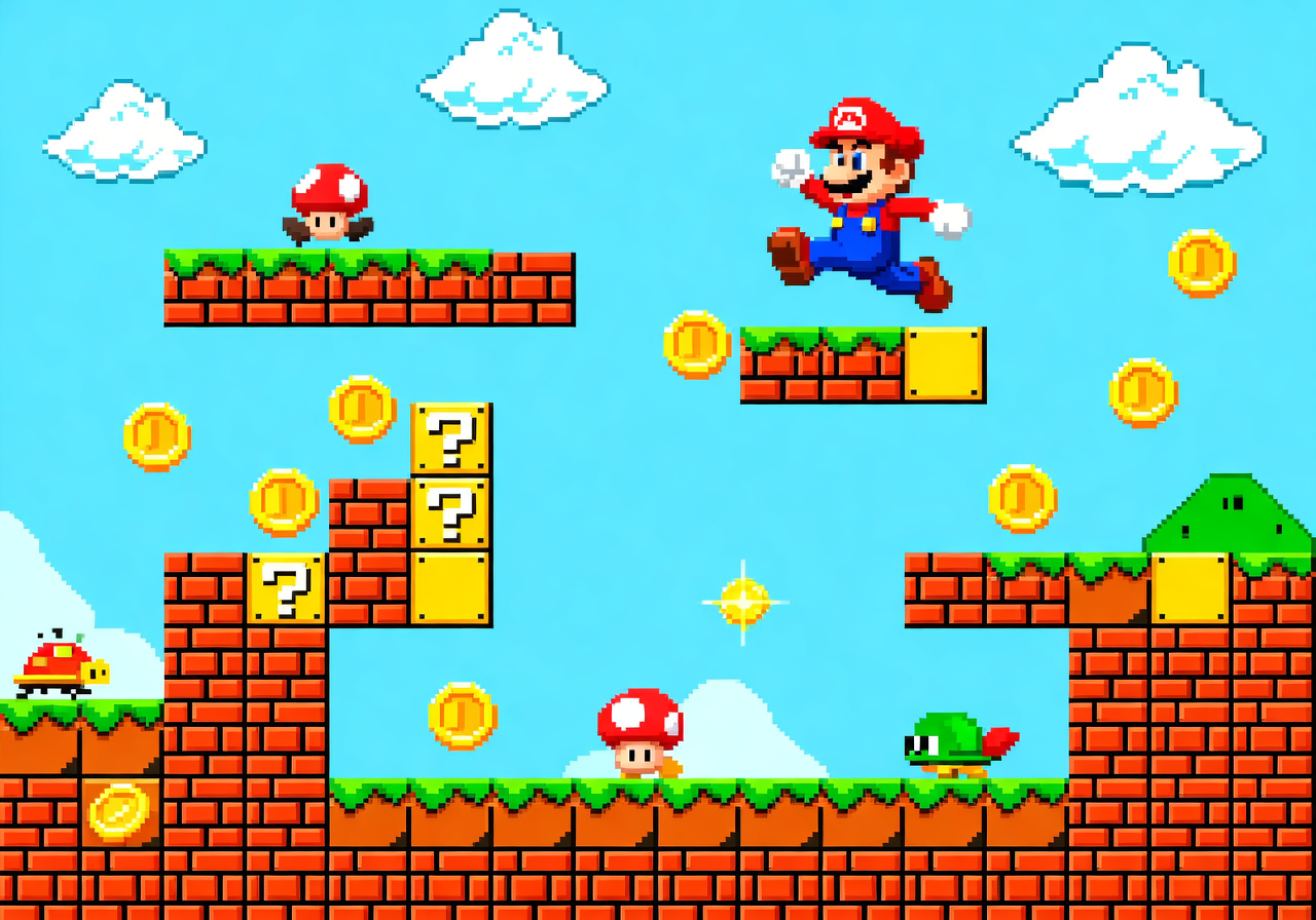 Mega Platformer Game